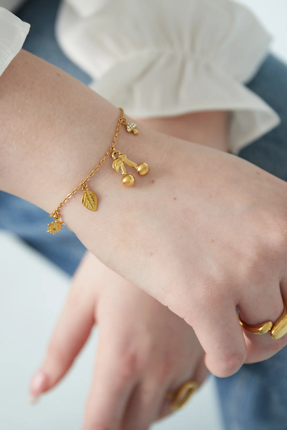 Cherry Charm Bracelet