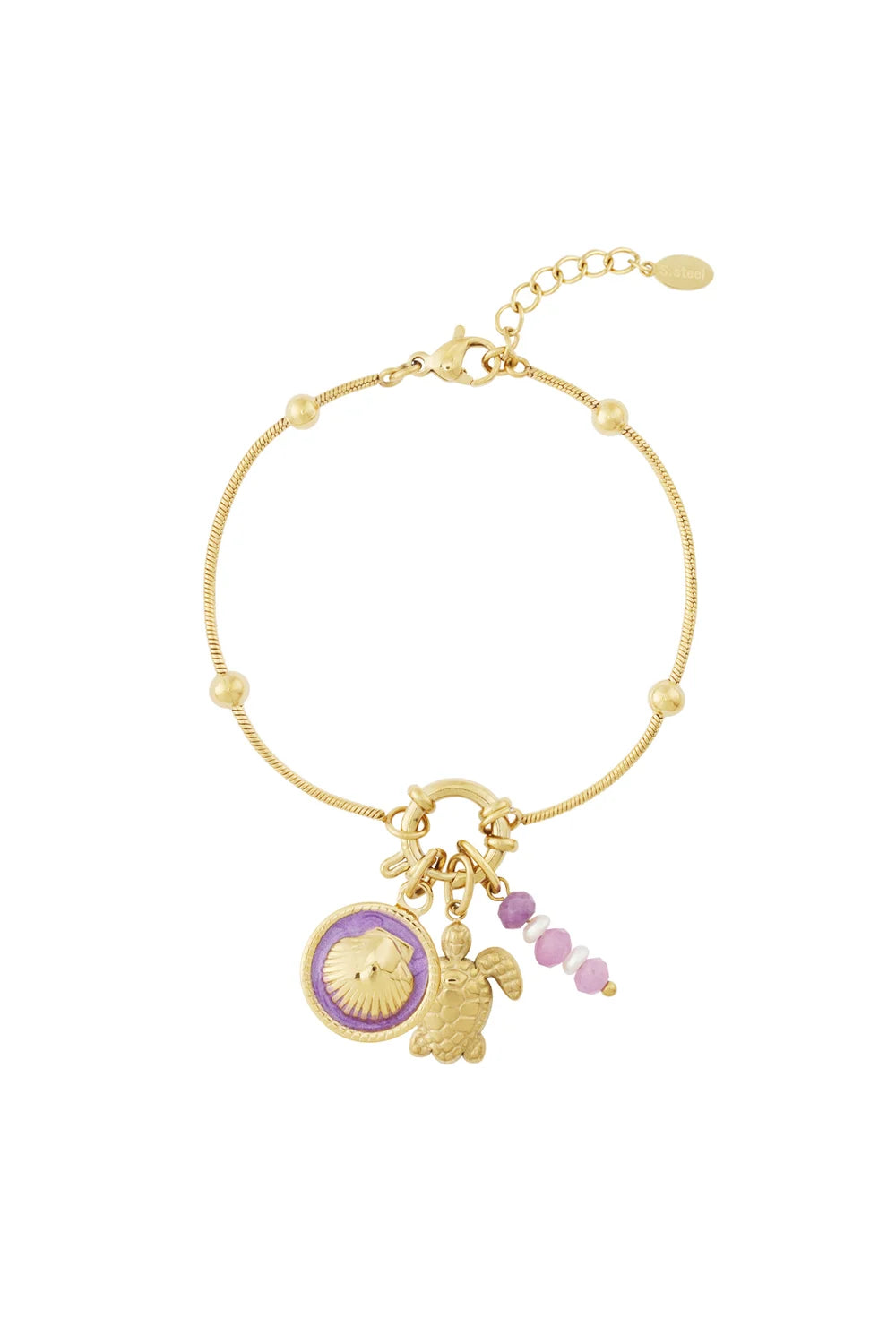 Turtle Charm Bracelet