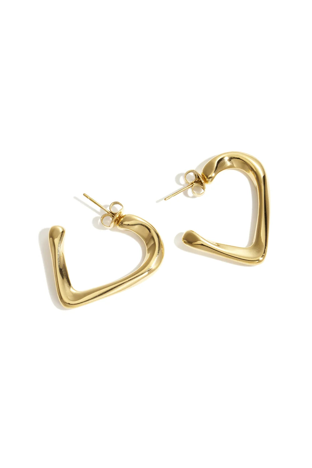 Heart Piece Earrings