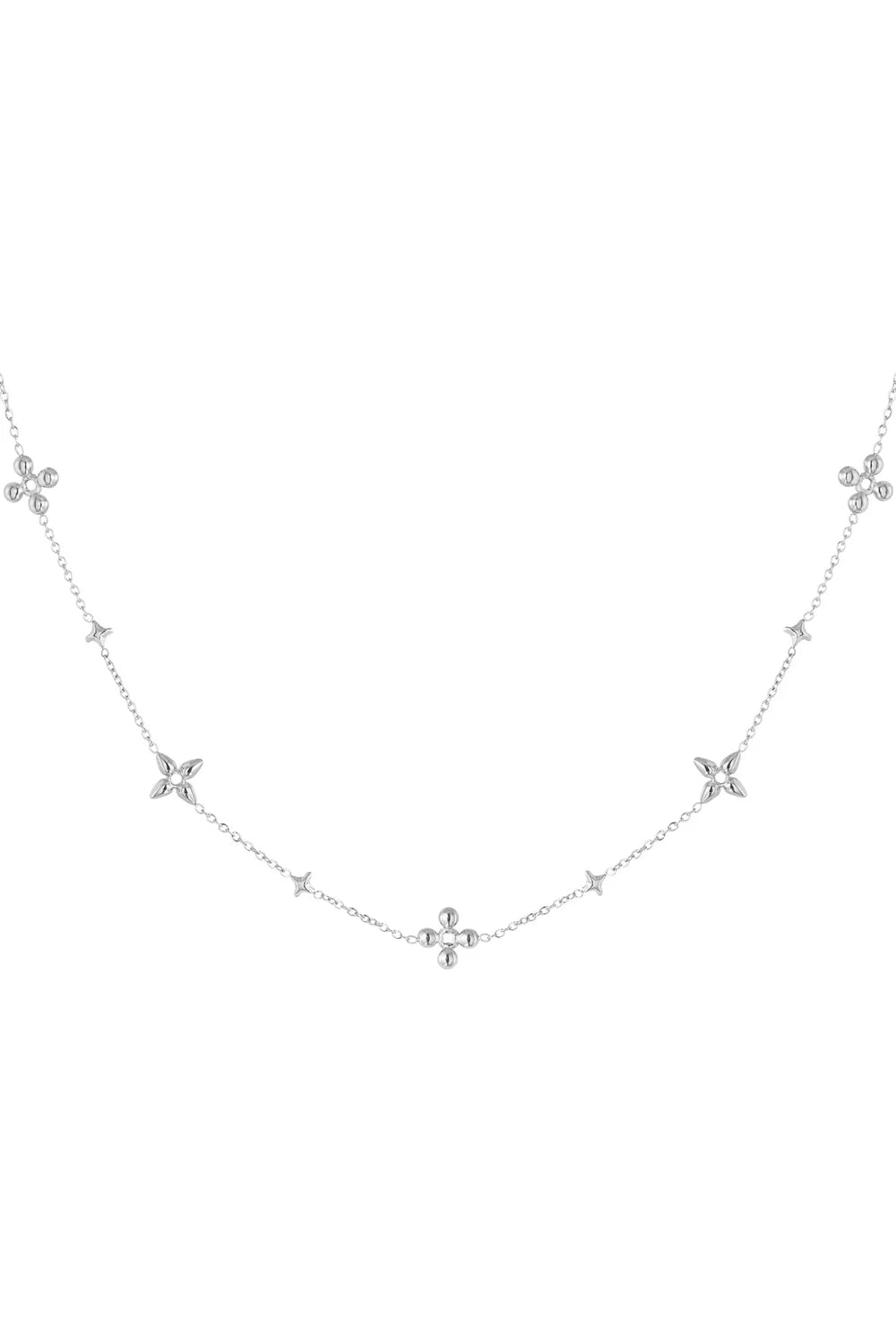 Floral Statement Chain Necklace