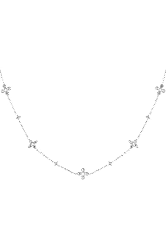 Floral Statement Chain Necklace