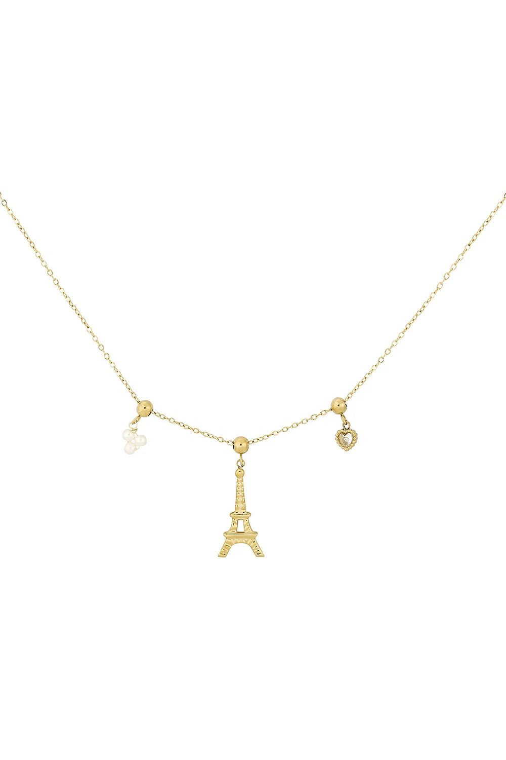 Paris Eiffel Tower Charm Necklace