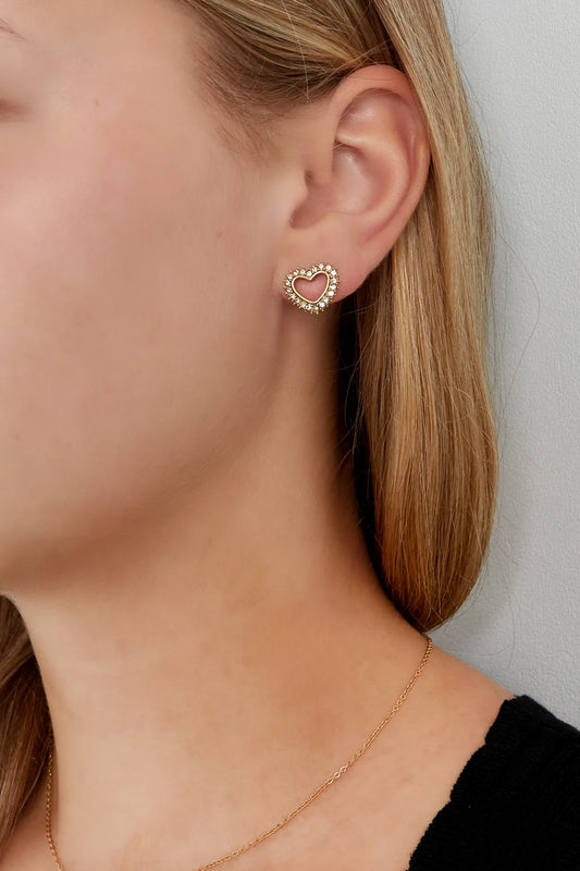 Heart Stud Earrings