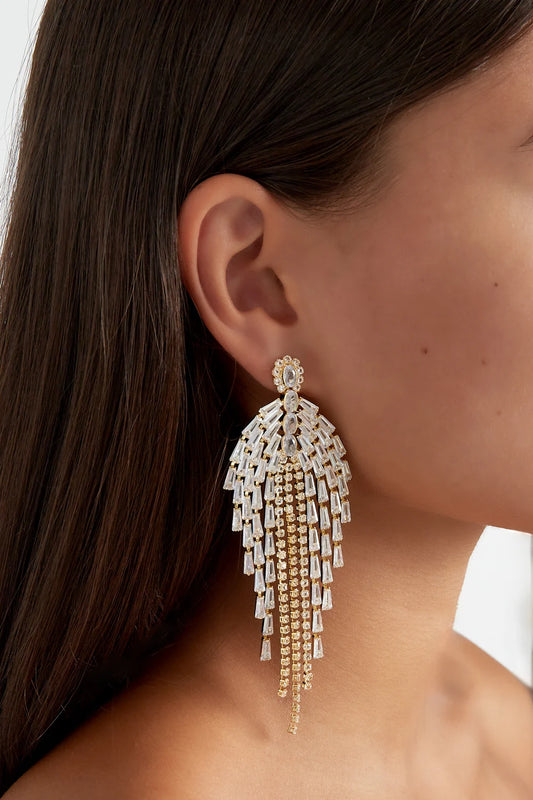 Whispers Chandelier Copper Earrings