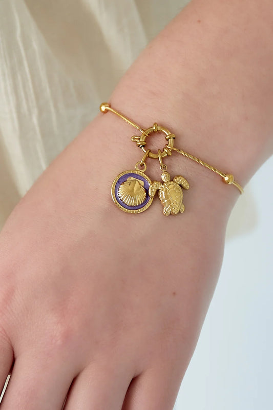 Turtle Charm Bracelet