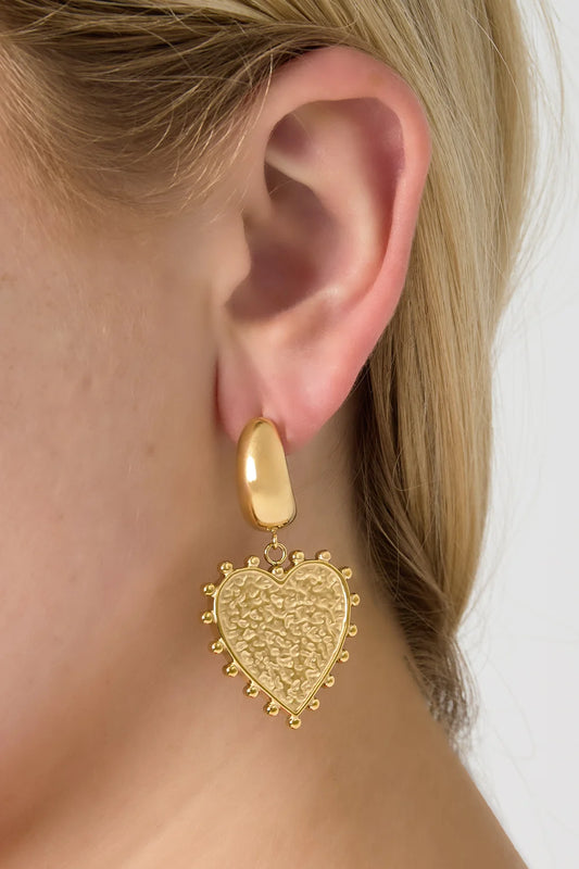 Heart Statement Earrings