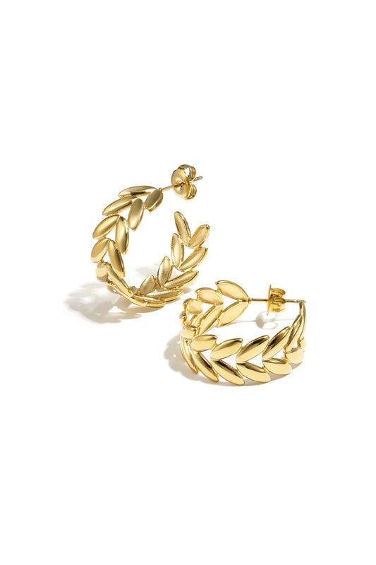 Leaf Loops Earrings