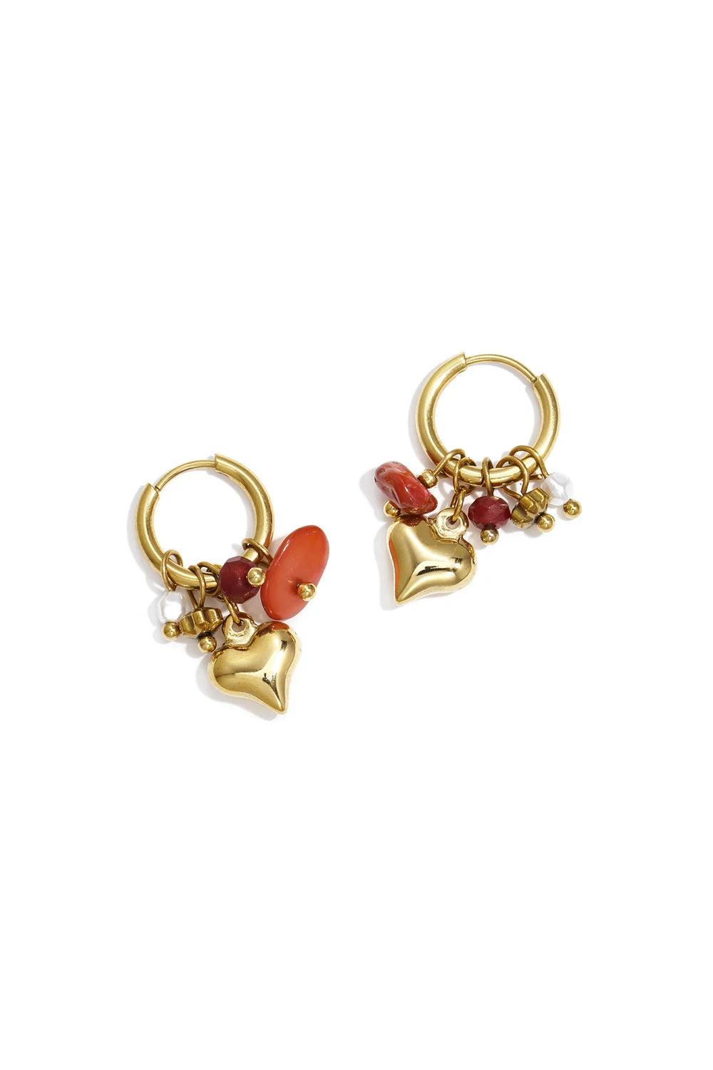 Autumn Heart Earrings